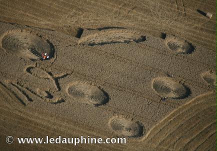 Crop circles pr�s de Valence